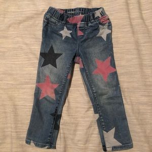 Star Print Gap Legging Jean ⭐️